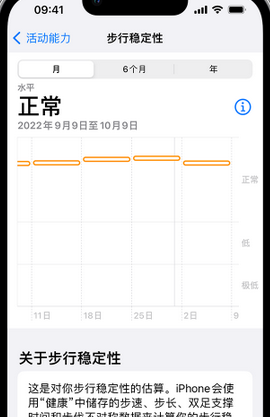 双清iPhone手机维修如何在iPhone开启'步行稳定性通知'