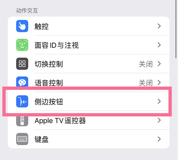 双清苹果14维修店分享iPhone14 Plus侧键双击下载功能关闭方法 