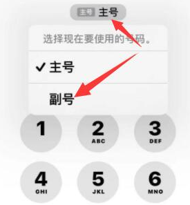 双清苹果14维修店分享iPhone 14 Pro Max使用副卡打电话的方法 