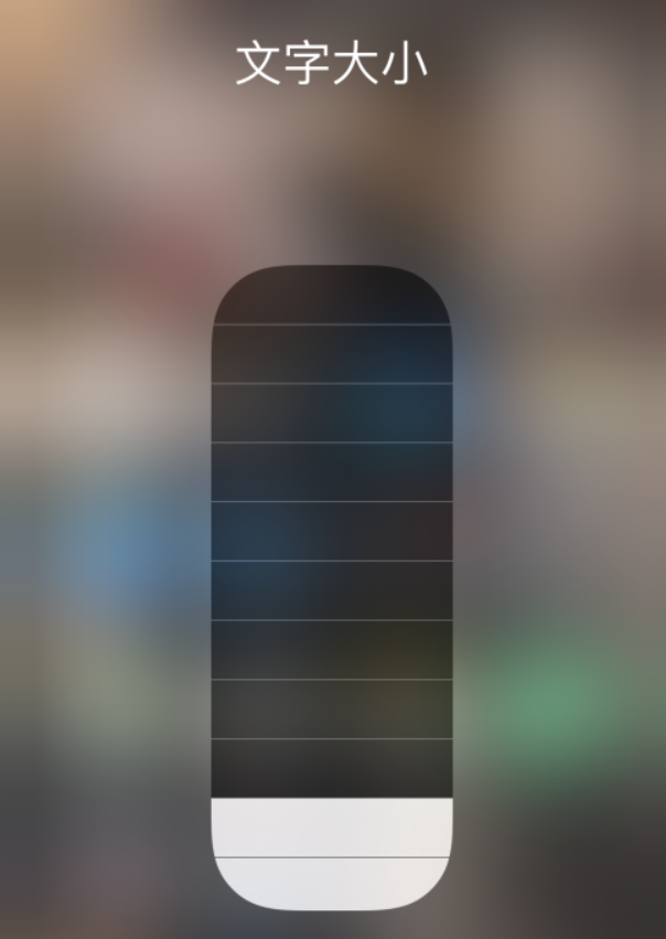 双清苹果手机维修分享小技巧：在 iPhone 控制中心快速调节字体大小 